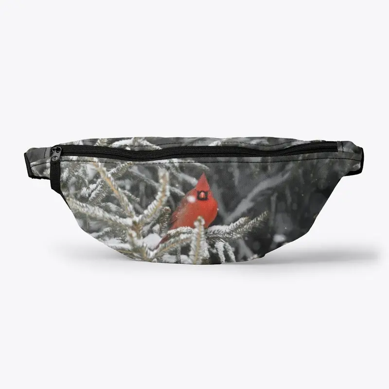 Male Cardinal Fanny Pack