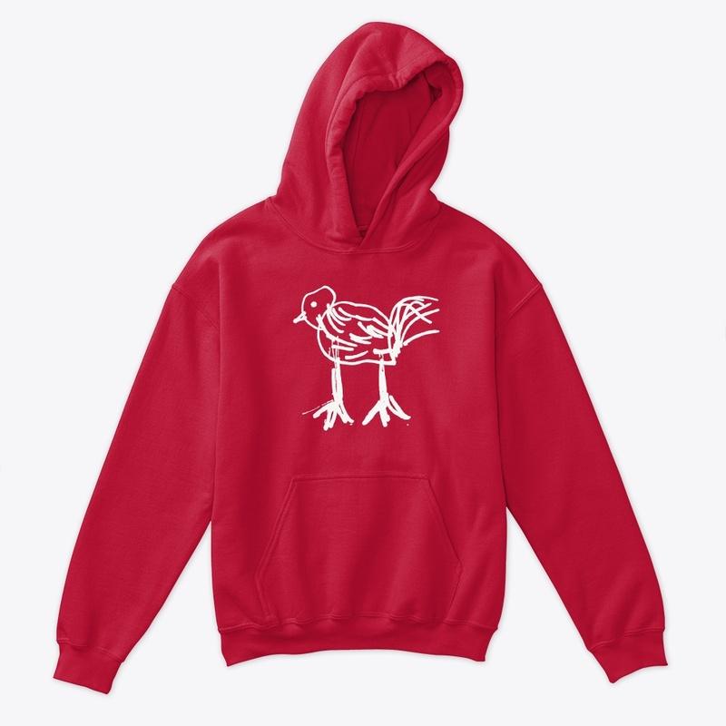 Realistic Chicken on a Sweatshirt