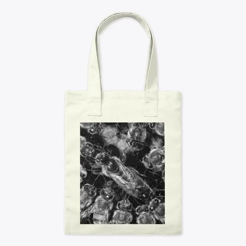 Queen Honey Bee on tote bag