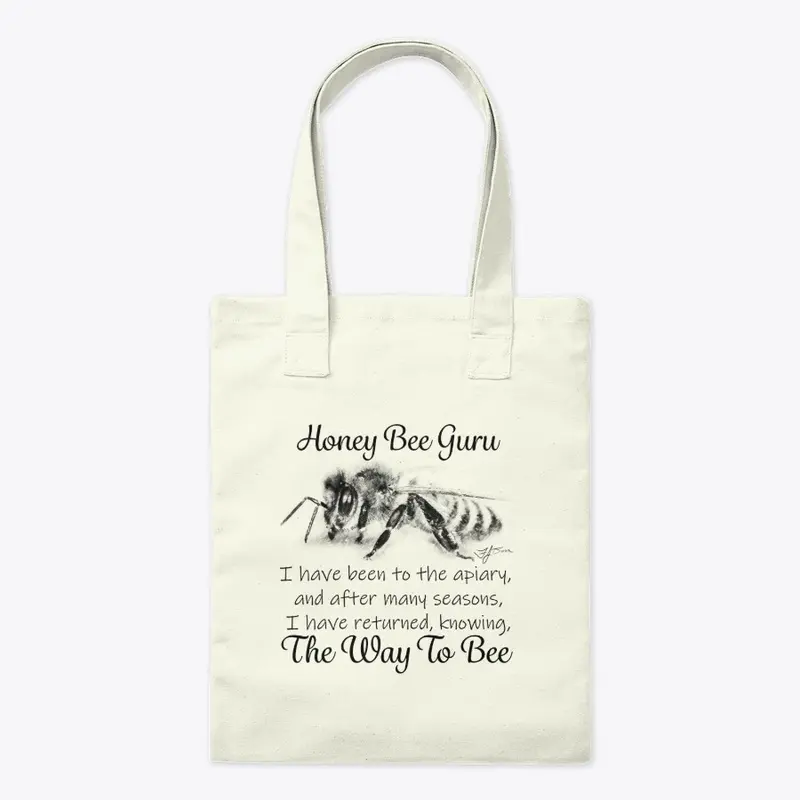 Honey Bee Guru tote bag