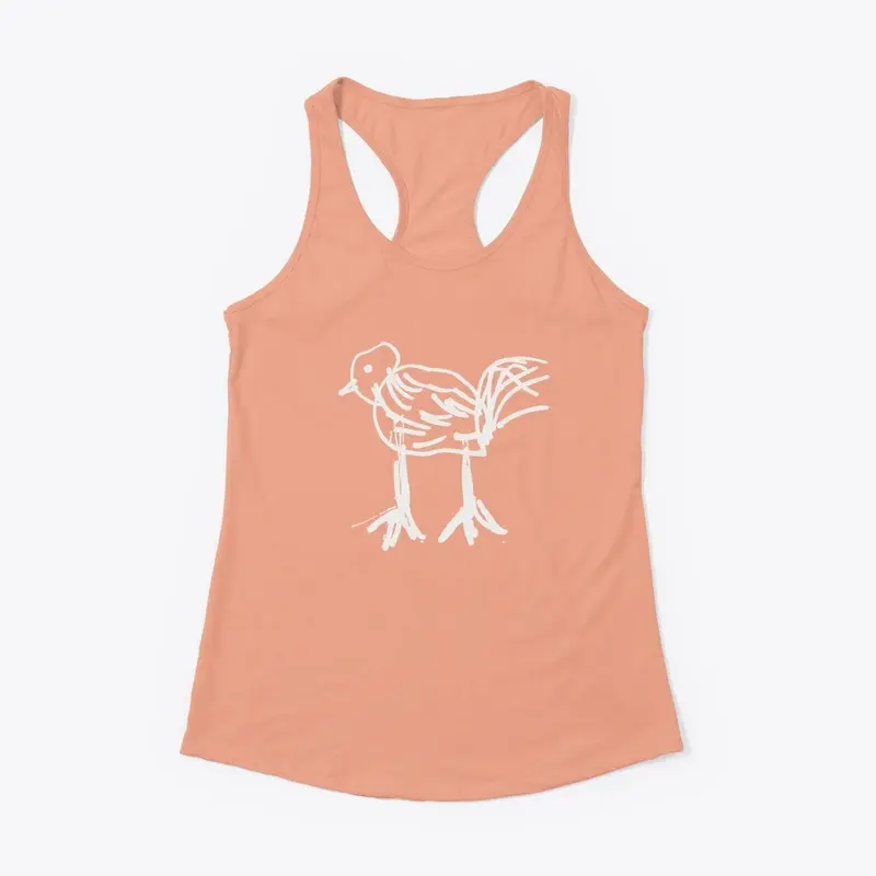 Realistic Chicken on a Shirt