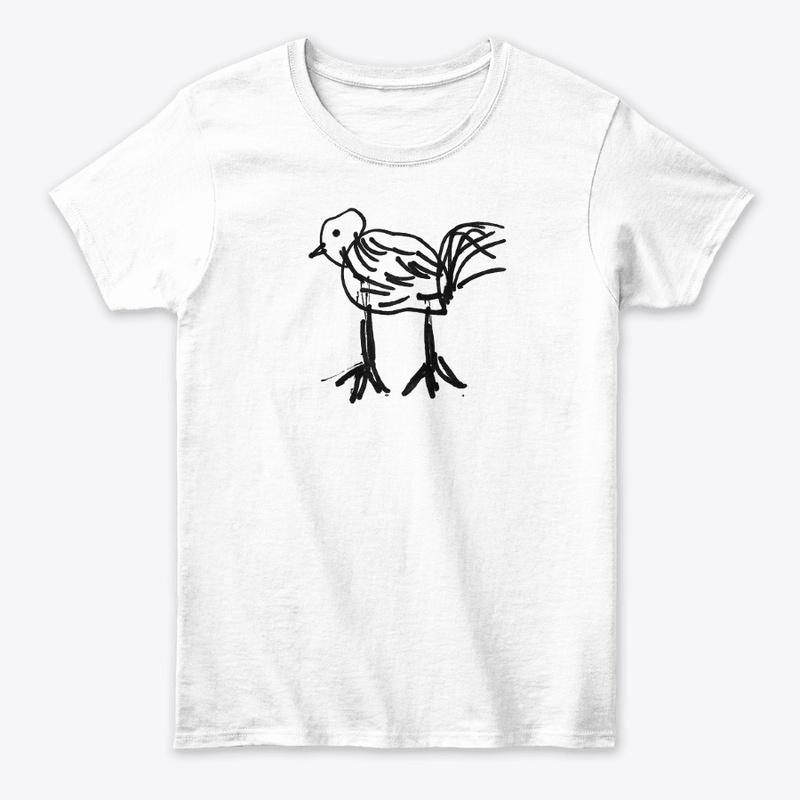 Realistic Chicken ART on a shirt