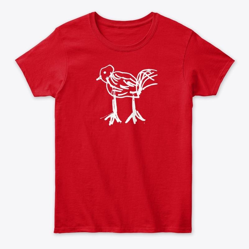 Realistic Chicken on a Shirt